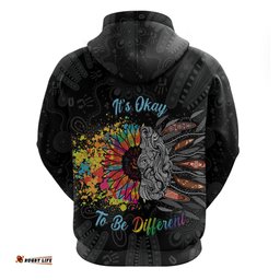 australia aboriginal hoodie autism its okay to be different