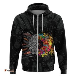 australia aboriginal hoodie autism its okay to be different