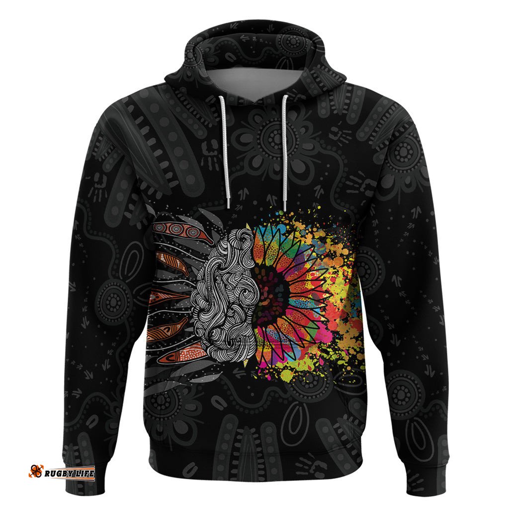 australia aboriginal hoodie autism its okay to be different