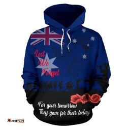 australia hoodie anzac hoodie lest we forget