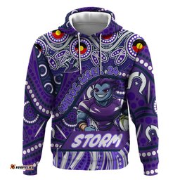 custom australia naidoc week 2024 hoodie melbourne storm mascot keep the fire burning dt02