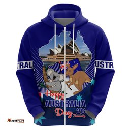 australia day hoodie 2024 proud to be australian flag color