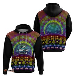 australia lgbt history month hoodie love always wins aboriginal