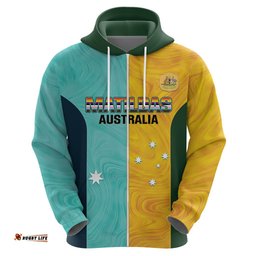 custom pride month matildas hoodie australia til its done mixed color