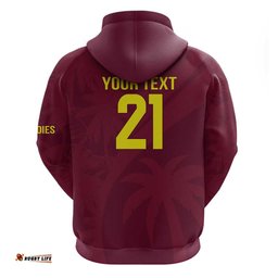 custom west indies cricket hoodie go windies sporty version