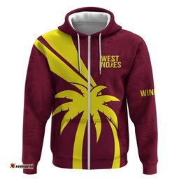custom west indies cricket hoodie go windies sporty version