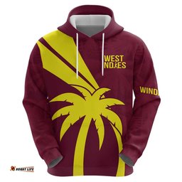 custom west indies cricket hoodie go windies sporty version
