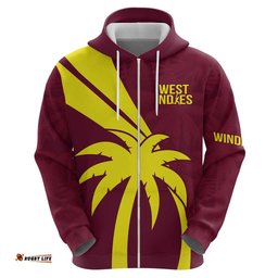 custom west indies cricket hoodie go windies sporty version