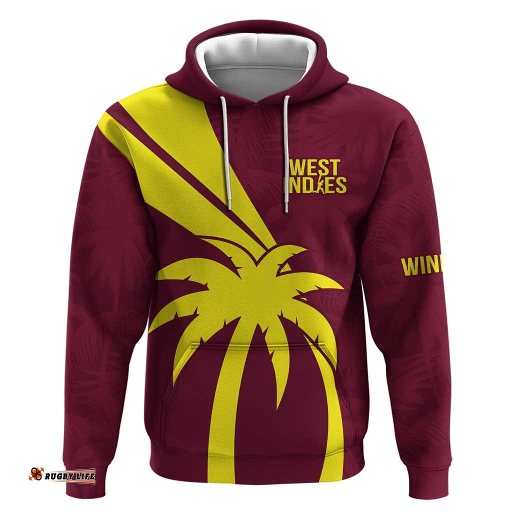custom west indies cricket hoodie go windies sporty version