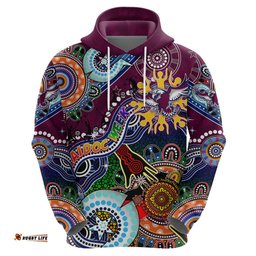 personalised eagles naidoc week 2024 hoodie australia aboriginal dot painting dt02