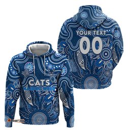 personalised cats naidoc week 2024 hoodie aussie aboriginal art dt02