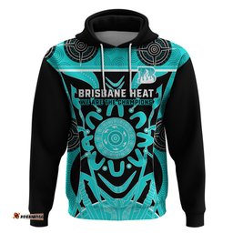 custom brisbane heat hoodie we are the champions aboriginal art
