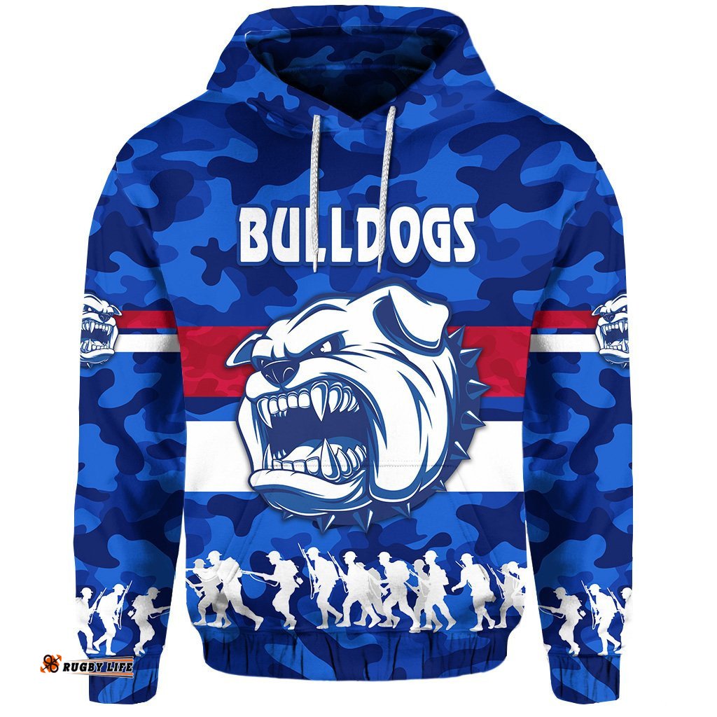 Western Bulldogs Hoodie ANZAC Vibes