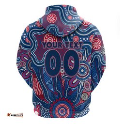 personalised bulldogs naidoc week 2024 hoodie aussie aboriginal art dt02