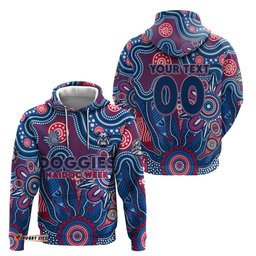 personalised bulldogs naidoc week 2024 hoodie aussie aboriginal art dt02