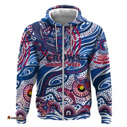 custom naidoc week 2024 bulldogs hoodie aboriginal animals keep the fire burning dt02