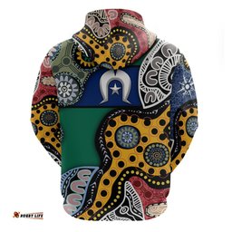 torest trait islands mix aboriginal pattern hoodie ts04