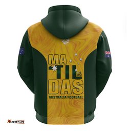 australia soccer hoodie arnold matildas gold version