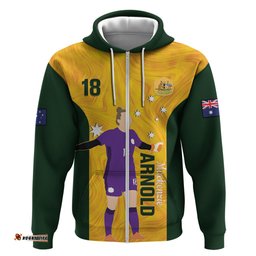 australia soccer hoodie arnold matildas gold version