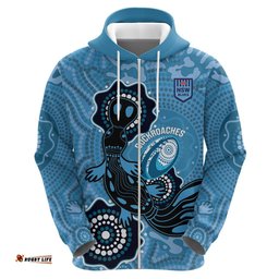 custom nsw blues rugby hoodie 2024 platypus mix aboriginal art