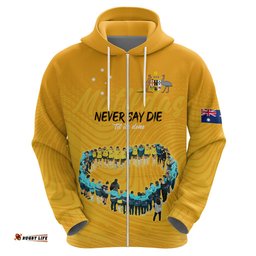 matildas til its done custom hoodie australia womens soccer gold style
