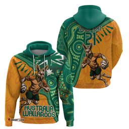 custom australia rugby wallaroos hoodie indigenous aboriginal pacific champions
