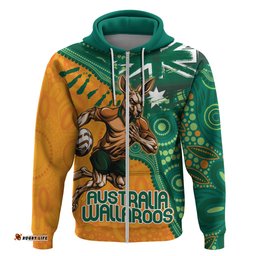 custom australia rugby wallaroos hoodie indigenous aboriginal pacific champions