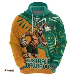 custom australia rugby wallaroos hoodie indigenous aboriginal pacific champions