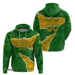 personalised matildas hoodie australia soccer fingerprint dt02