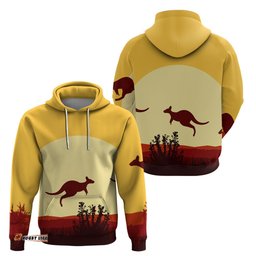 hoodie kangaroo hoodie sunset unisex