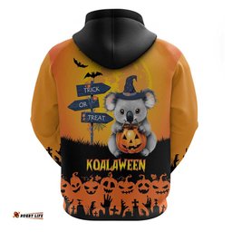 happy koalaween hoodie koala ghost trick or treat