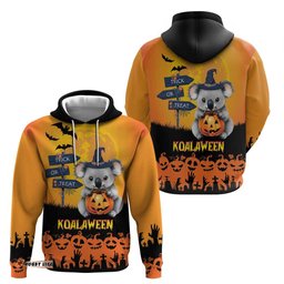 happy koalaween hoodie koala ghost trick or treat