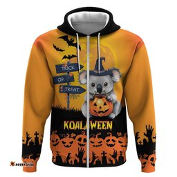 happy koalaween hoodie koala ghost trick or treat