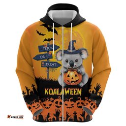 happy koalaween hoodie koala ghost trick or treat