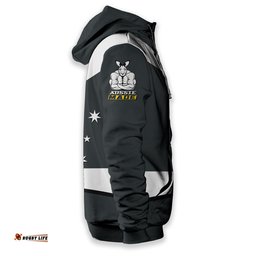 Hoodie Australian Coat Of Arms Hoodie Kangaroo Aussie Made Unisex