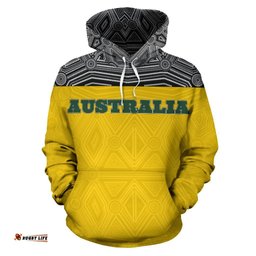Aboriginal Hoodie, Kangaroo Australia Patterns