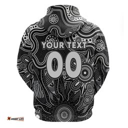 personalised magpies naidoc week 2024 hoodie aussie aboriginal art dt02