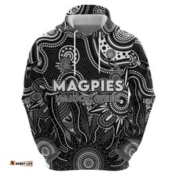 personalised magpies naidoc week 2024 hoodie aussie aboriginal art dt02