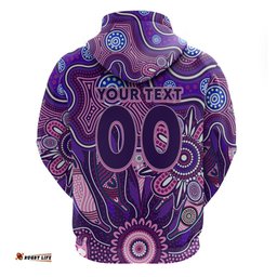 personalised freo naidoc week 2024 hoodie aussie aboriginal art dt02