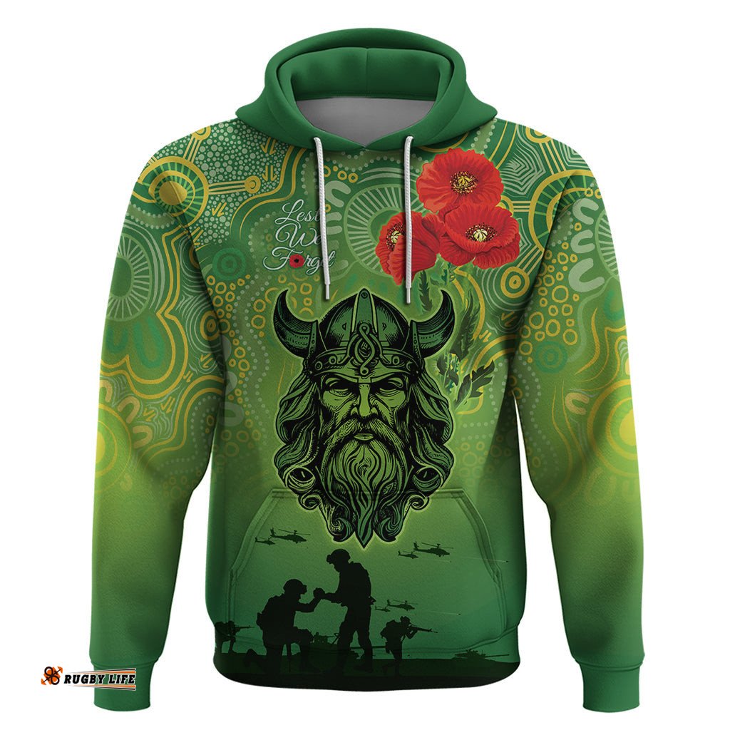 custom raiders rugby anzac hoodie canberra the military soldiers