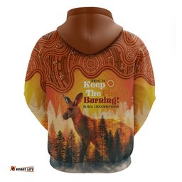 australian kangaroo forests naidoc 2024 hoodie aboriginal art style
