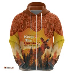 australian kangaroo forests naidoc 2024 hoodie aboriginal art style