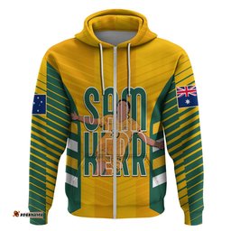 custom australia matildas hoodie sam kerr legend