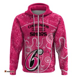 custom sydney sixers cricket hoodie the fourth time champions aboriginal