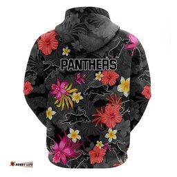 panthers rugby hoodie beautiful floral pattern spring summer vibe