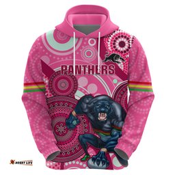custom nrl panthers hoodie indigenous penrith dynamic pink version