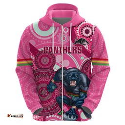 custom nrl panthers hoodie indigenous penrith dynamic pink version