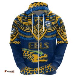 eels rugby hoodie polynesian and aboriginal vibe
