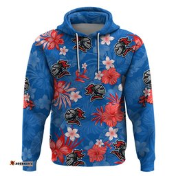 custom knights rugby hoodie beautiful floral pattern spring summer vibe