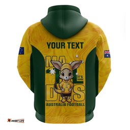 custom matildas hoodie australian cute mascot unique gold version